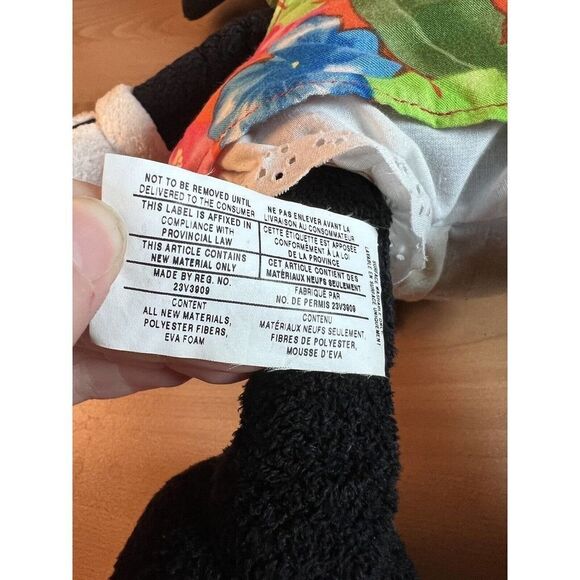 Disney Store Authentic Minnie Mouse Pool Party Plush Toy Doll  Floral Sandals - Picture 7 of 11